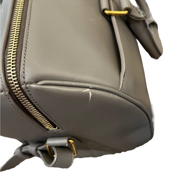 Saint Laurent Classic Duffle 6 Smooth Leather Zip Top Doctor Crossbody Tote Bag - Picture 7 of 16